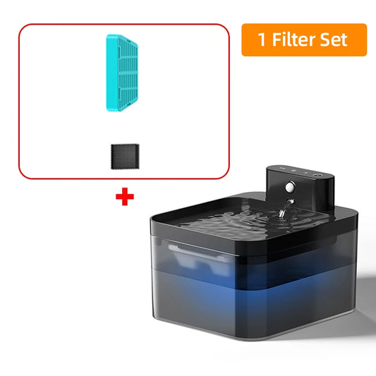 Wireless Automatic Cat Water Fountain 2600Mah Pet Water Dispenser for Dog Cat Infrared Sensor Smart Pet Drinkier Fountain